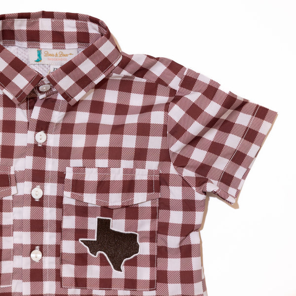 Boys Texas A&M Aggies Gameday Fishing Shirt (Officially Licensed)