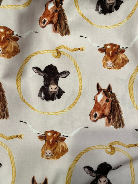 Boys Let's Rodeo Button-Up Shirt