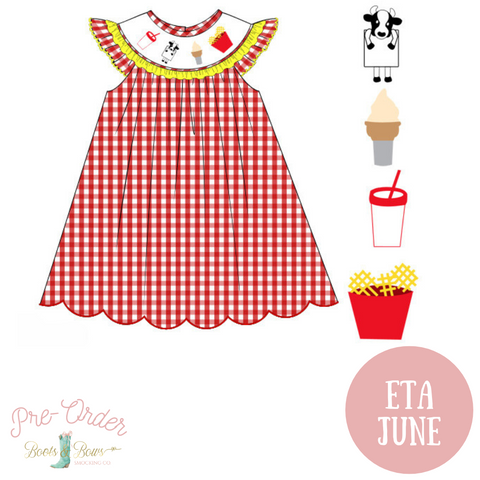 PRE-ORDER: Girls Foodie Dress (ETA June)