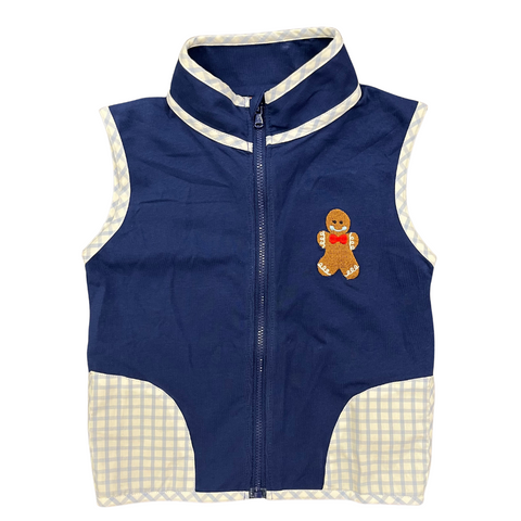 Boys Gingerbread Vest