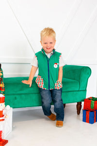 Boys Santa Vest