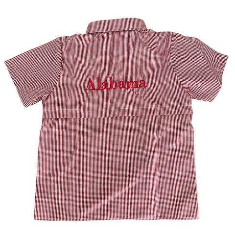 Boys Gameday Fishing Shirt - Alabama
