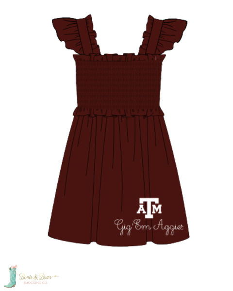 PRE-ORDER: Officially Licensed Texas A&M Spirit of Aggieland Swing Dress (ETA Early August)