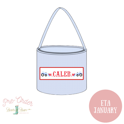 PRE-ORDER: Boys Tractor Love Basket (ETA January)