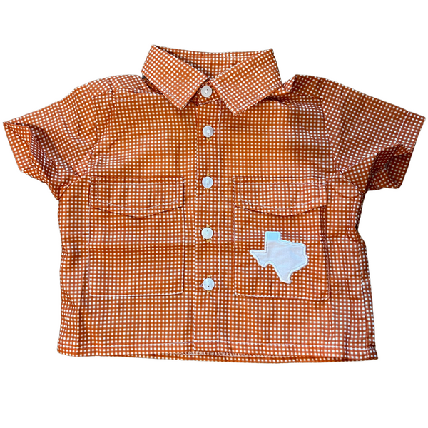 Boys Gameday Fishing Shirt - Texas
