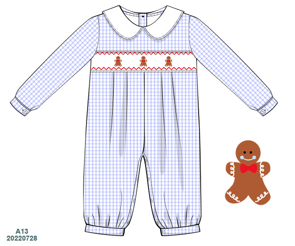 Boys Gingerbread Romper