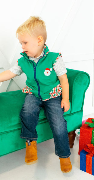 Boys Santa Vest