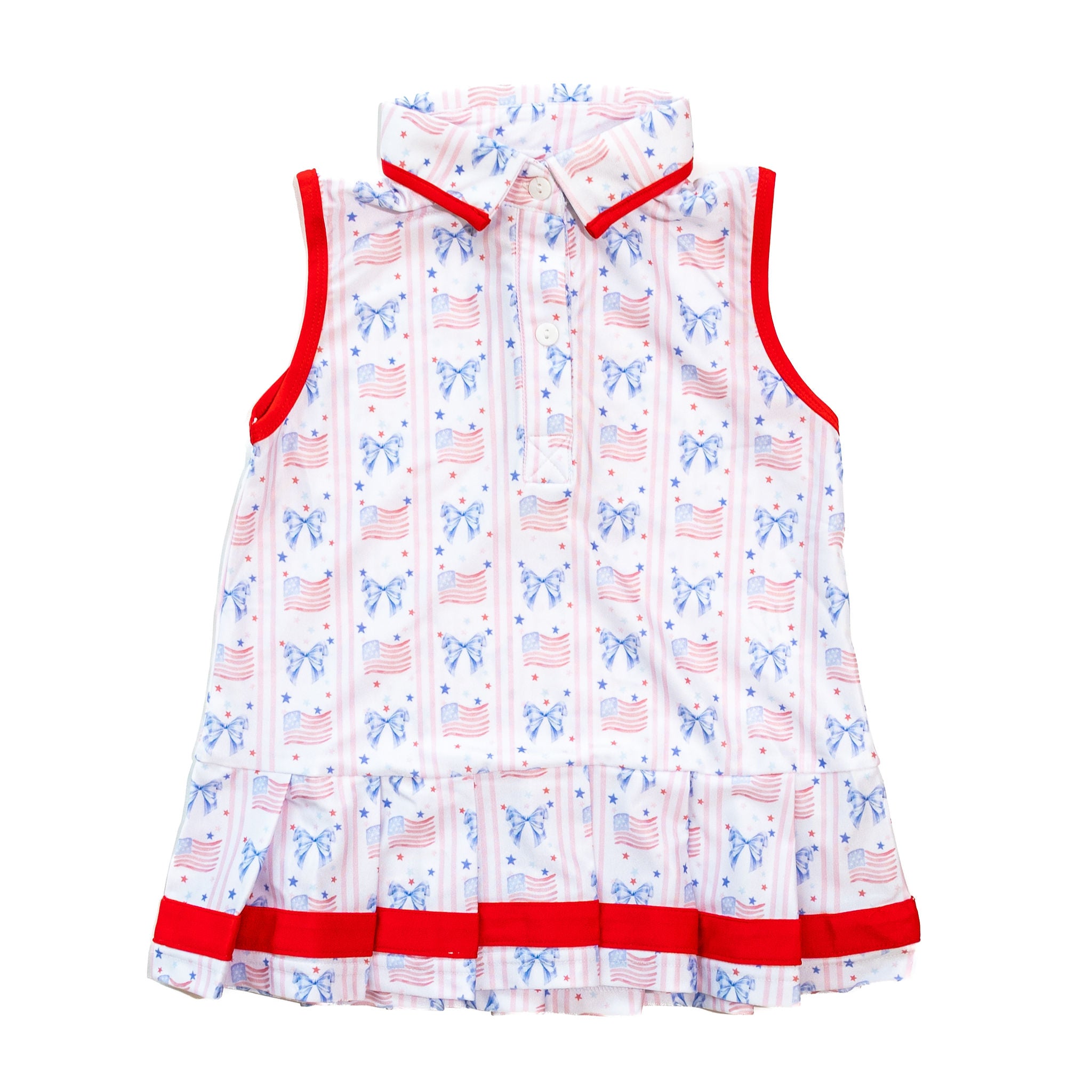 Girls Patriotic Athletic Dress