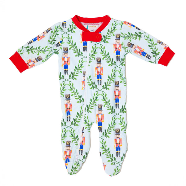 PRE-ORDER: Baby Red Nutcracker Footie Pajamas (ETA October)
