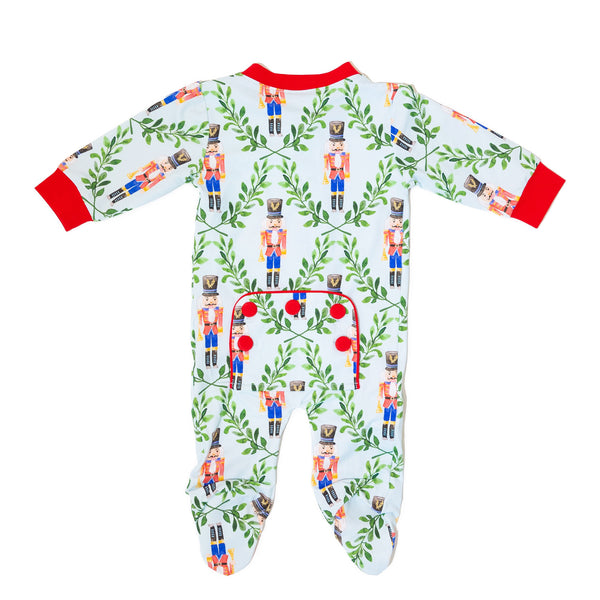 PRE-ORDER: Baby Red Nutcracker Footie Pajamas (ETA October)
