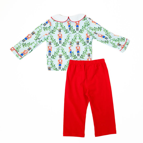 Boys Red Nutcracker Pants Set