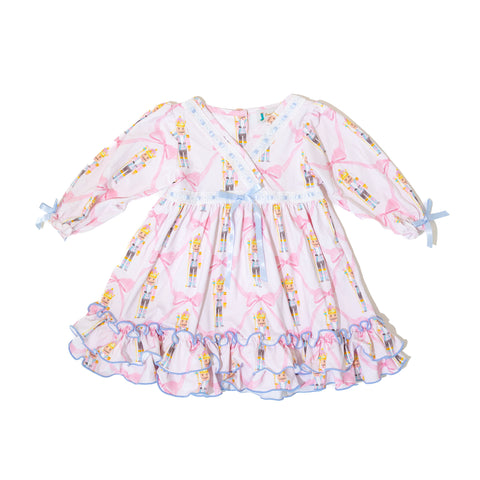 Girls Pink Nutcracker Nightgown