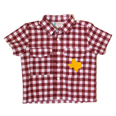 Boys Texas State Bobcats Gameday Fishing Shirt (Officially Licensed)