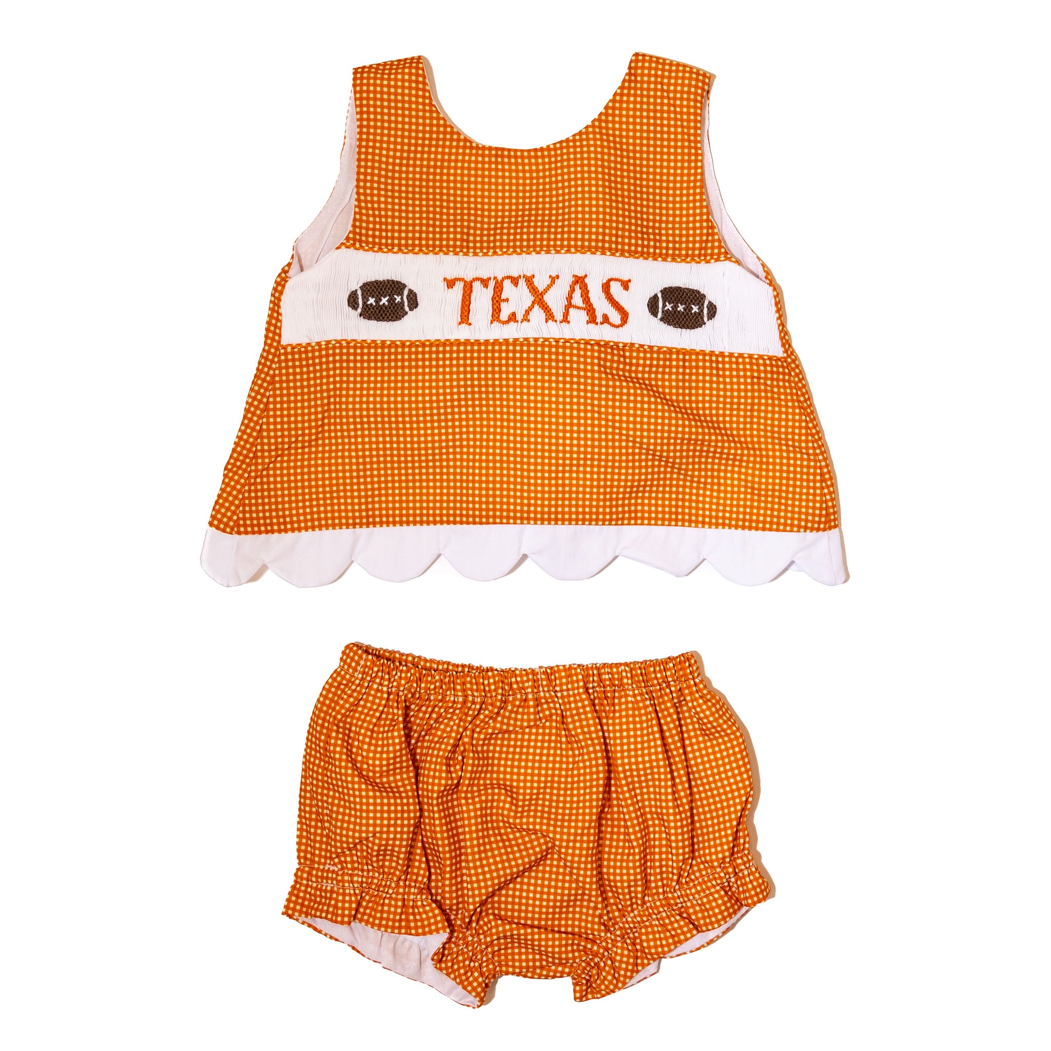 Girls University of Texas Gameday Diaper Set (Officially Licensed)