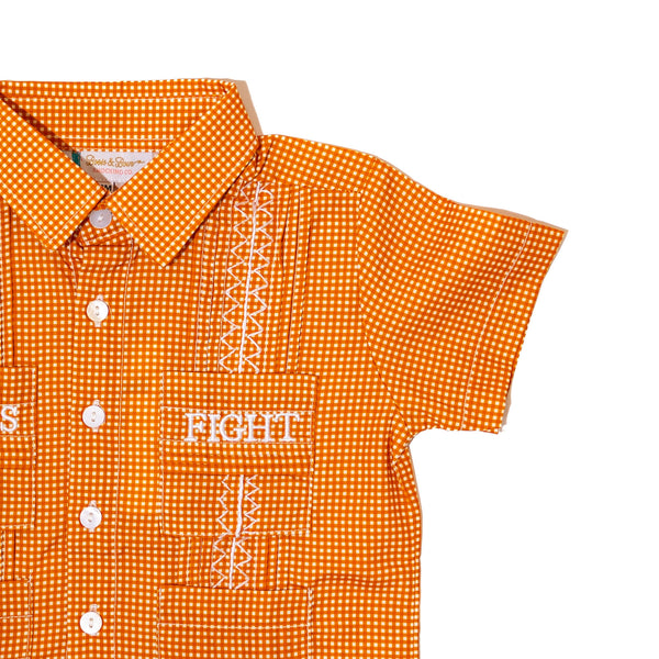 Boys University of Texas Gameday Guayabera - Texas Fight (Officially Licensed)