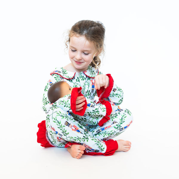 PRE-ORDER: Doll Red Nutcracker Pajamas (ETA October)