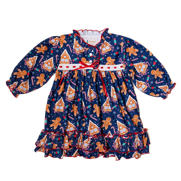 PRE-ORDER: Girls Gingerbread Nightgown  (ETA October)