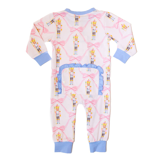 PRE-ORDER: Baby Girl Pink Nutcracker Ruffle Pajamas (ETA OCTOBER)