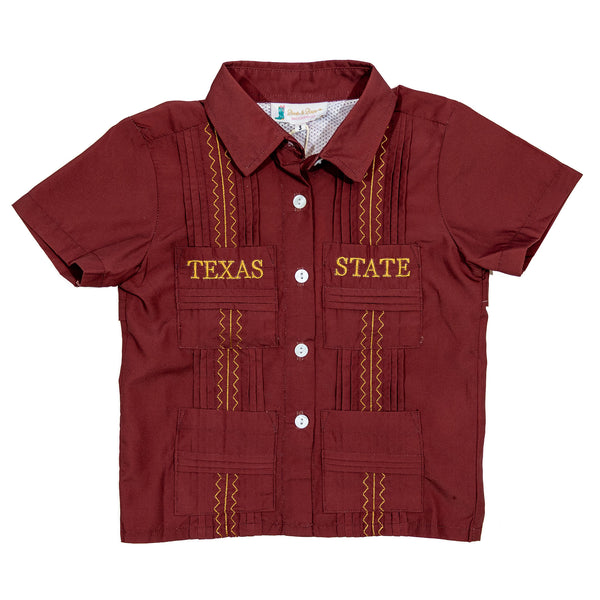 Officially Licensed Texas State University Guayabera