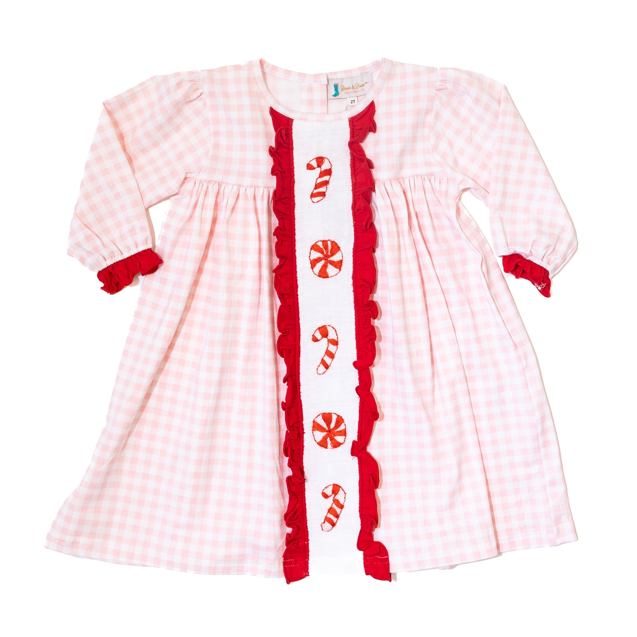 Girls Candy Cane Dress