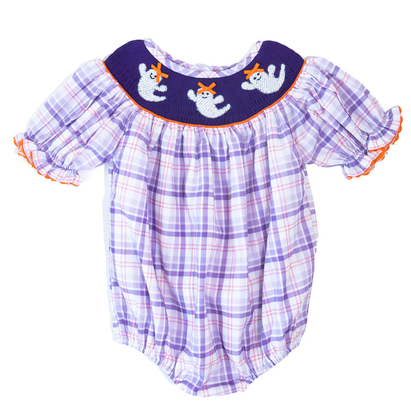 Girls Smocked Ghost Bubble