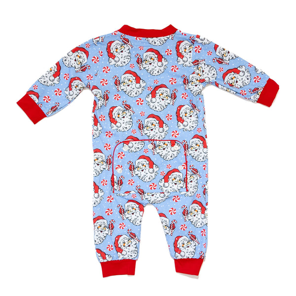 PRE-ORDER: Baby Jolly Santa Zip-up Pajamas (ETA September)