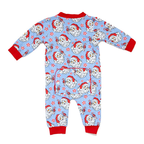 Baby Jolly Santa Zip-up Pajamas