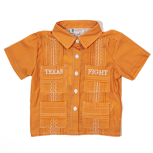 Officially Licensed University of Texas Guayabera