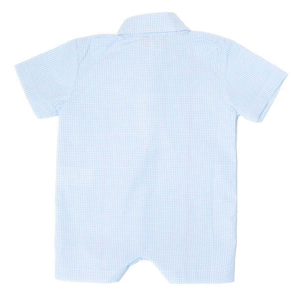 Boys Texas Flag Guayabera Romper