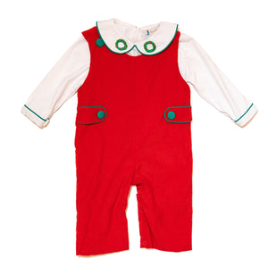 Boys Wreath Corduroy Longall
