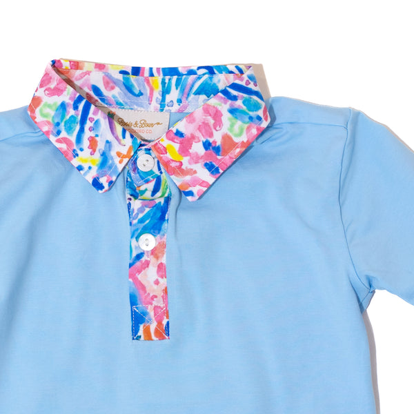 Blooper: Boys Summer Soiree Polo “CME” - Size 6M