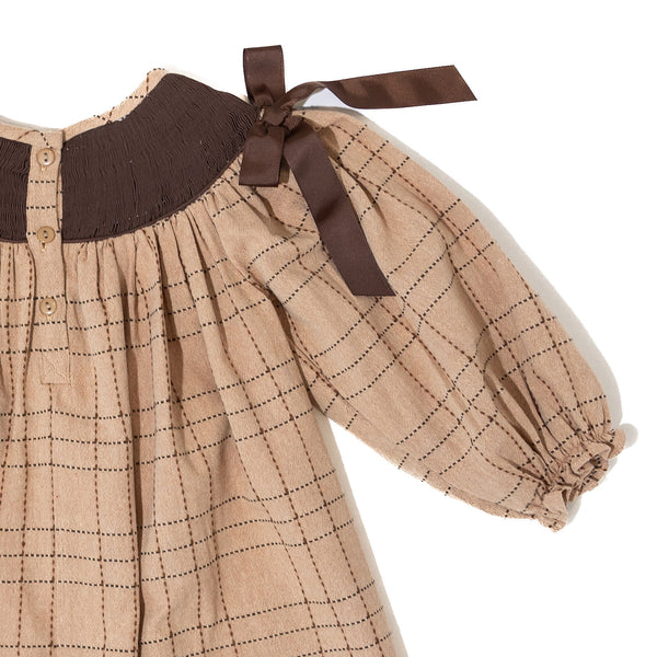 Girls Smocked Turkey Dress