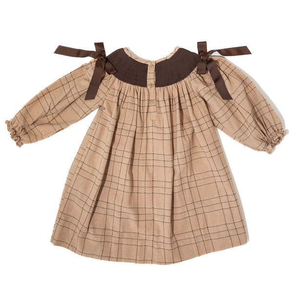 Girls Smocked Turkey Dress