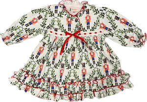 Girls Red Nutcracker Nightgown
