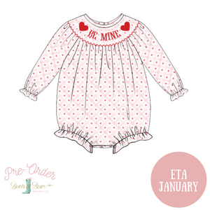 PRE-ORDER: Girls Smocked Be Mine Bubble (ETA January)