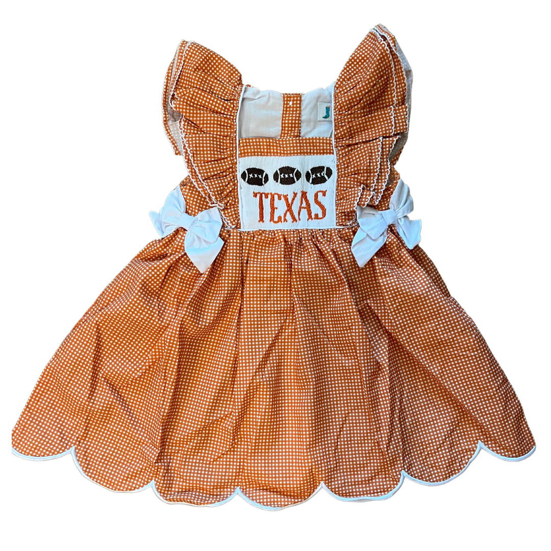 Girls Gameday Dress - Texas