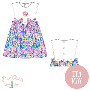 PRE-ORDER: Girls Summer Soiree Scallop Dress (ETA May)