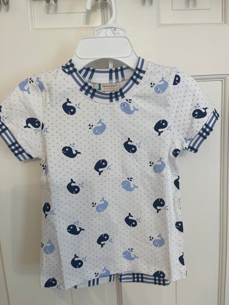 Boys Whale of a Good Time Pajamas - Size 2T