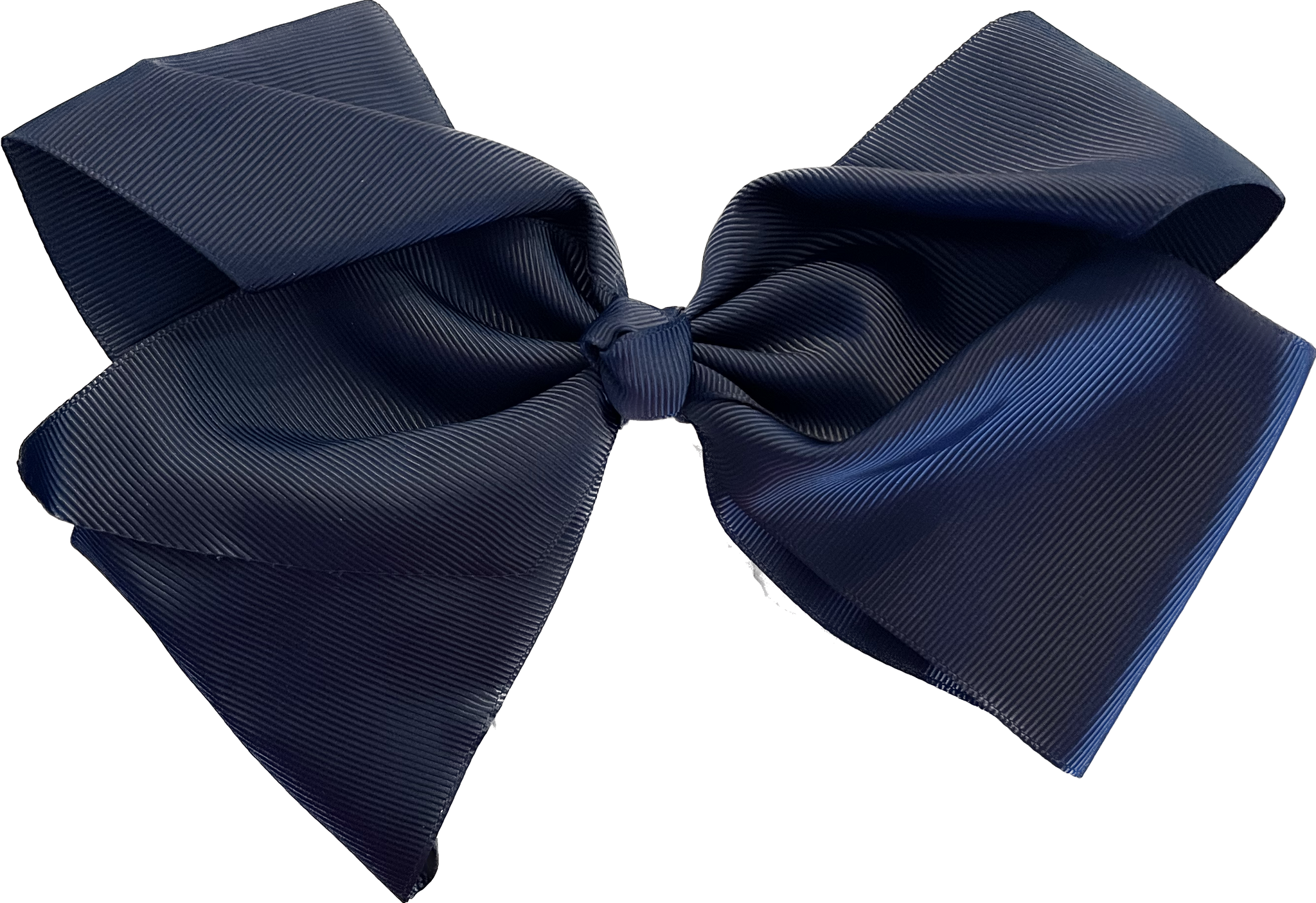 Texas Sized Hair Bow - Navy