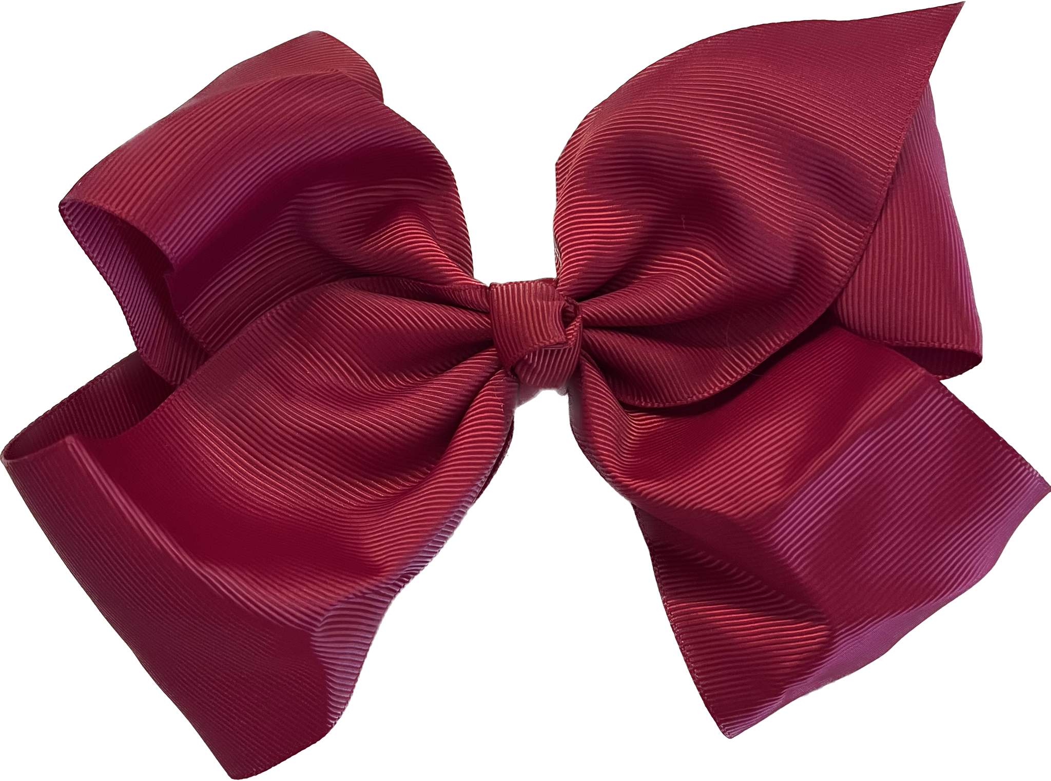 Texas Sized Hair Bow - Burgundy