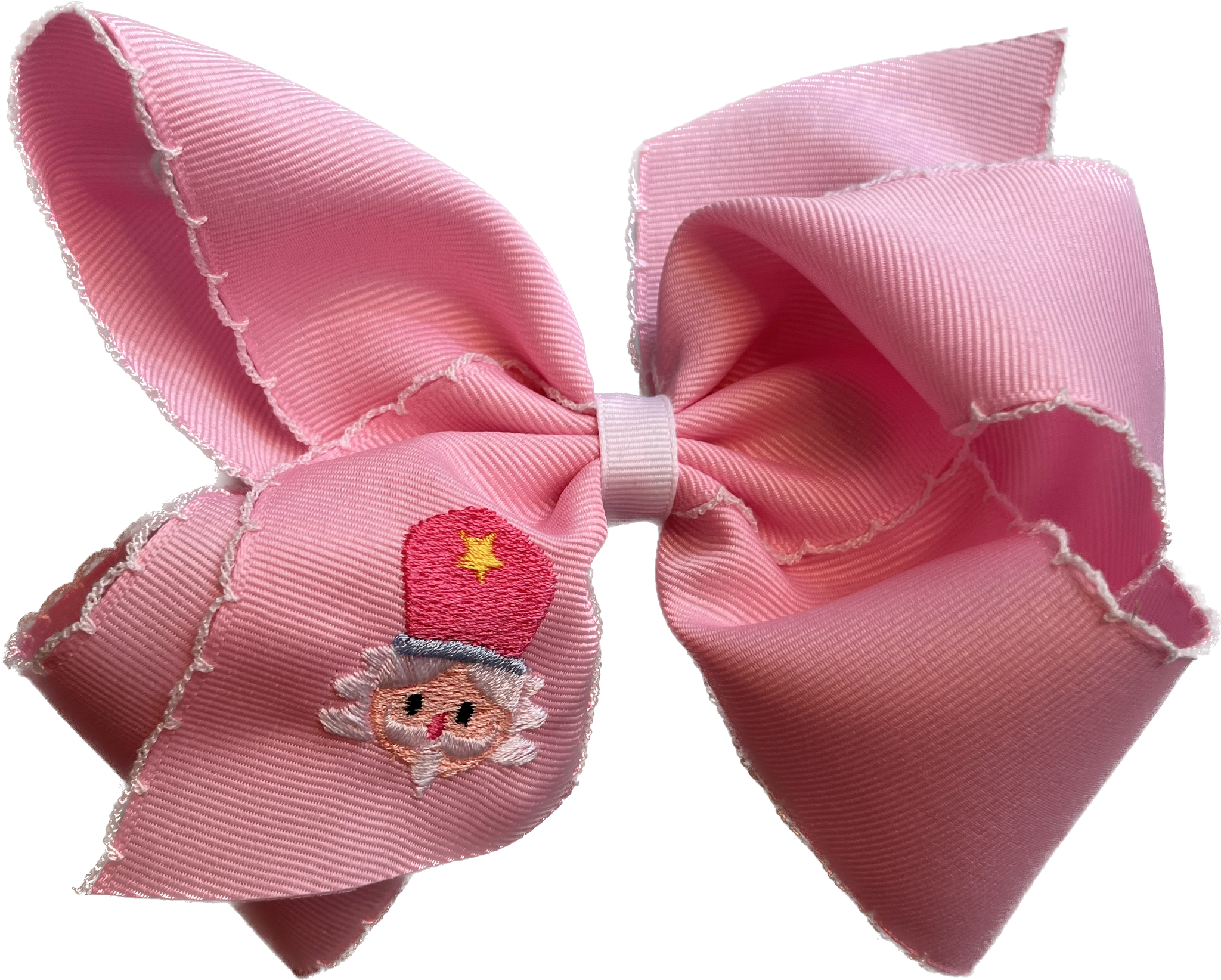 Wee Ones Pink Nutcracker Hair Bow - Medium