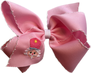 Wee Ones Pink Nutcracker Hair Bow - Medium