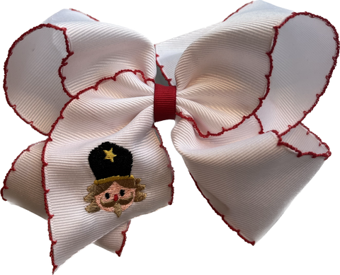 Wee Ones Nutcracker Hair Bow - Medium