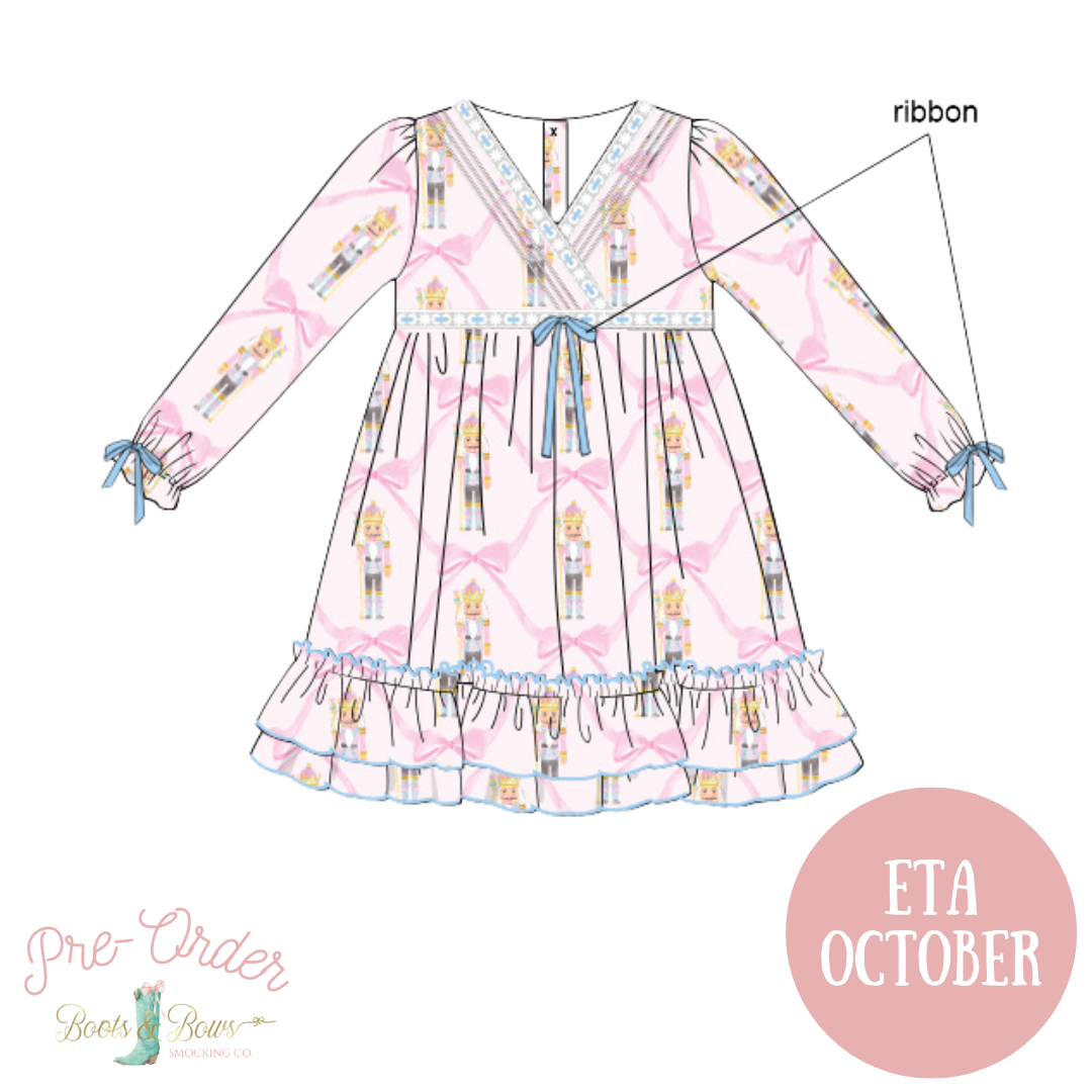 PRE-ORDER: Girls Pink Nutcracker Nightgown (ETA October)