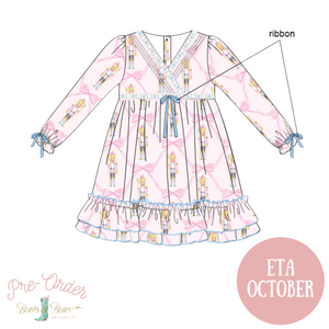PRE-ORDER: Girls Pink Nutcracker Nightgown (ETA October)