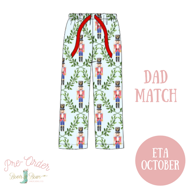 Men's Red Nutcracker Pajama Pants