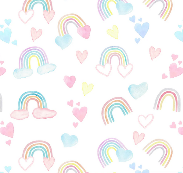 PRE-ORDER: Girls Rainbows Smocked Napmat (ETA July)