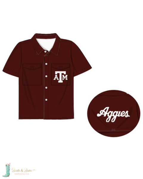 PRE-ORDER: Officially Licensed Texas A&M University Fishing Shirt (ETA Early August)
