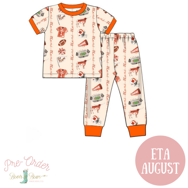 PRE-ORDER: Boys Texas Gameday Spirit Pajamas (ETA AUGUST)