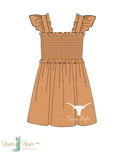PRE-ORDER: Officially Licensed UT Texas Spirit Swing Dress (ETA Early August)